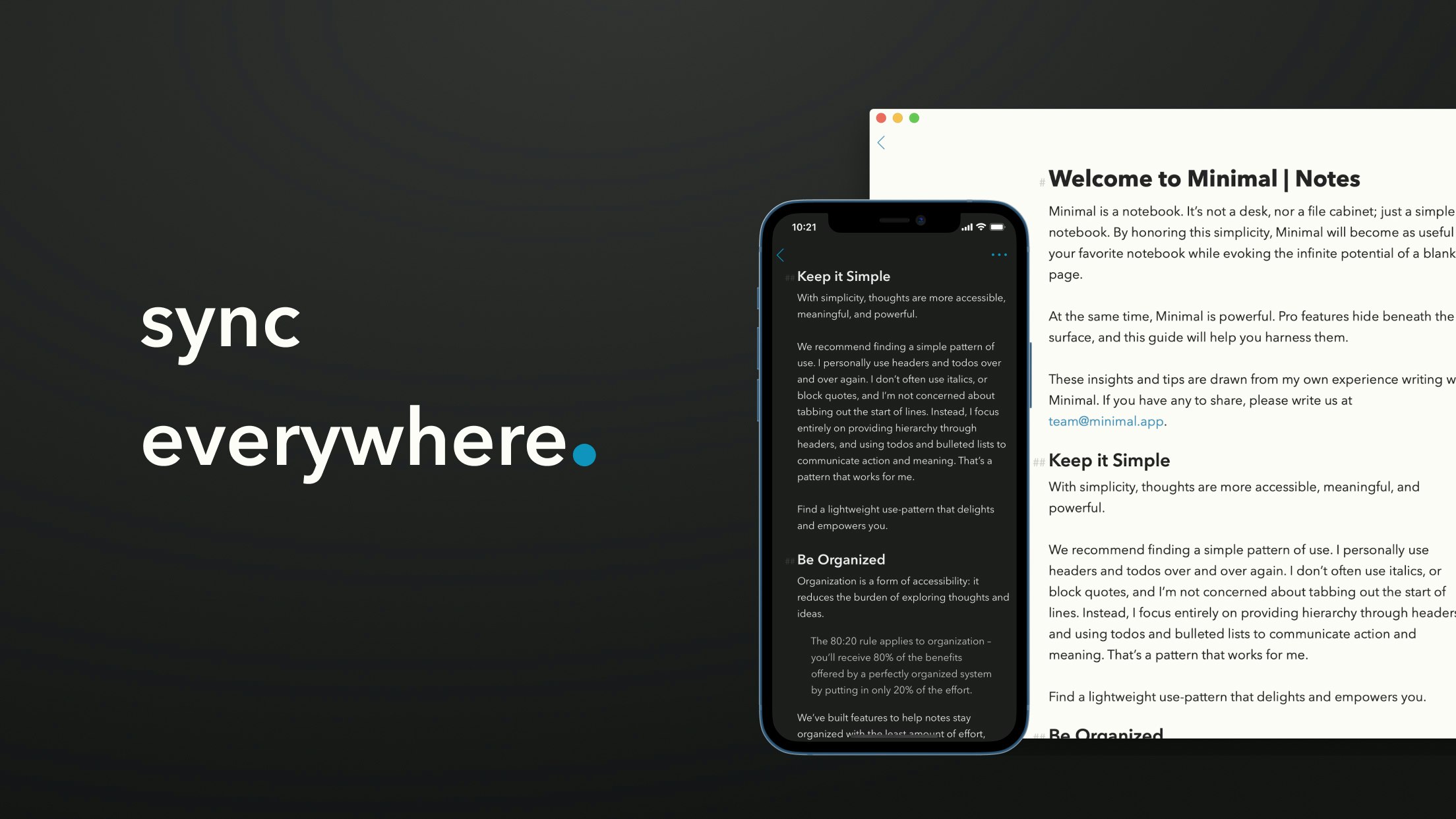 Minimal gallery image