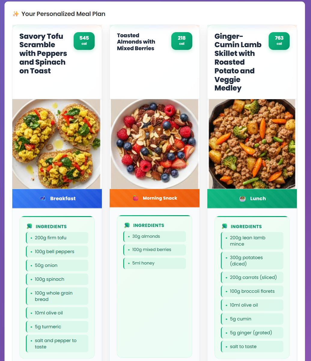 FITmealsPLAN - Screenshot 3 showing product features and functionality