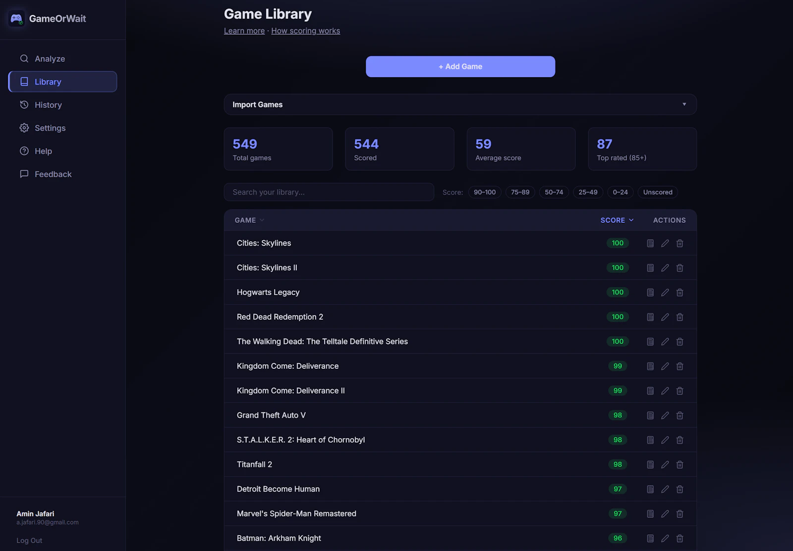 GameOrWait screenshot 4