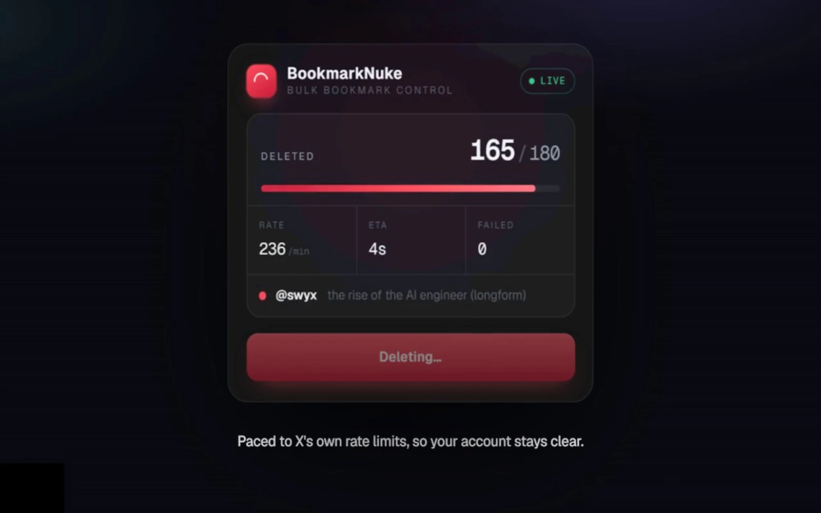 BookmarkNuke screenshot 5