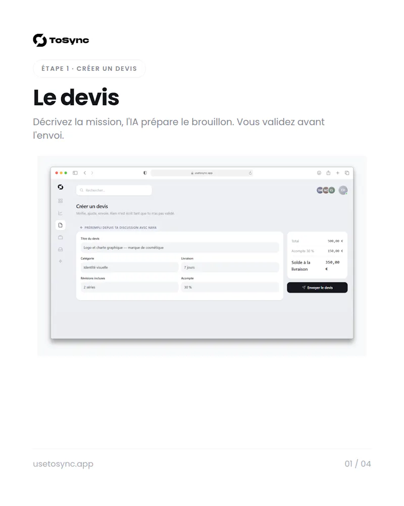 ToSync screenshot 2