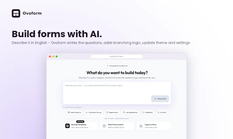 Ovoform screenshot 2