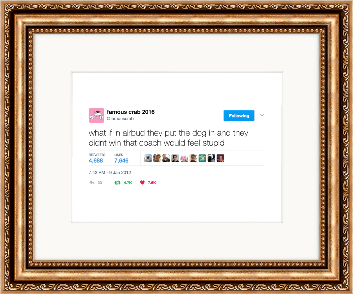 Framed Tweets Image