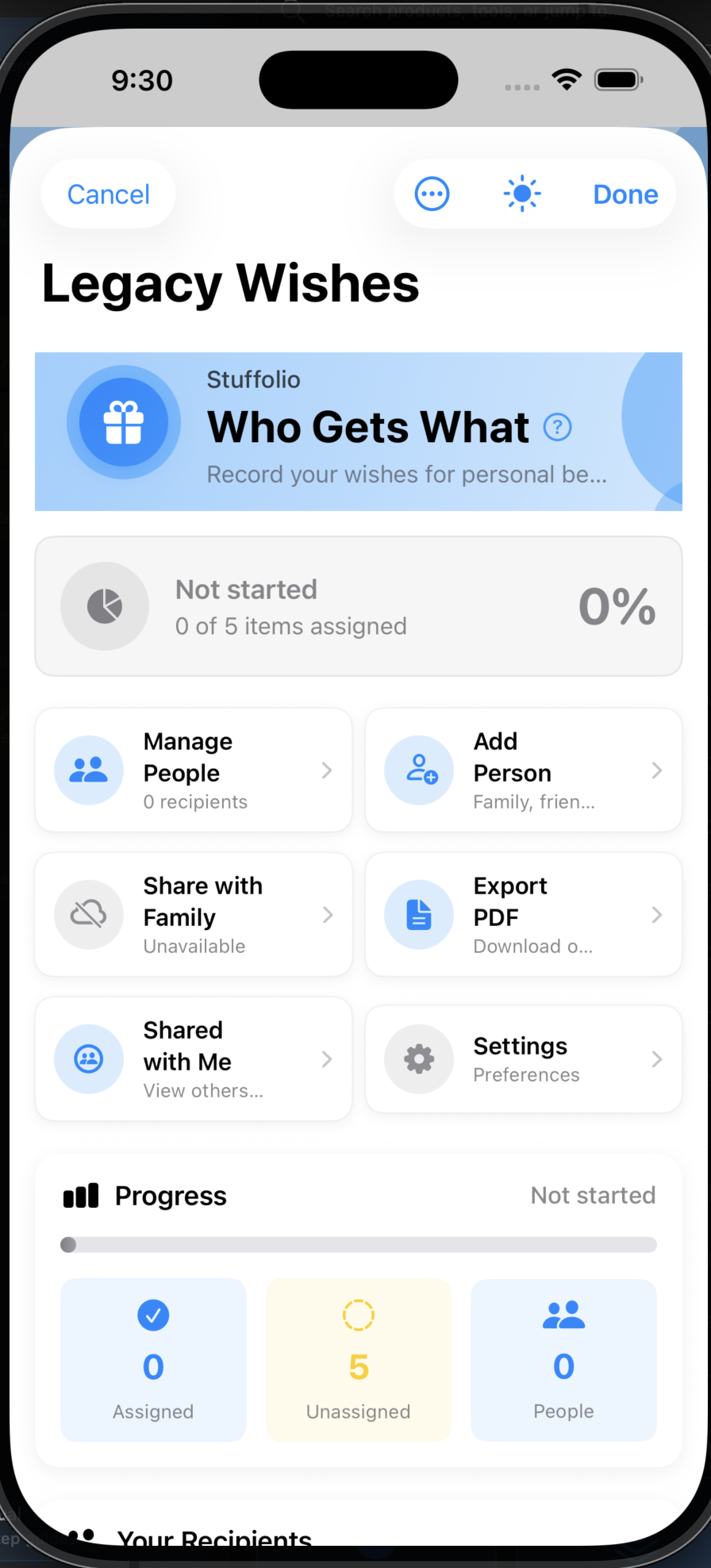Stuffolio gallery image