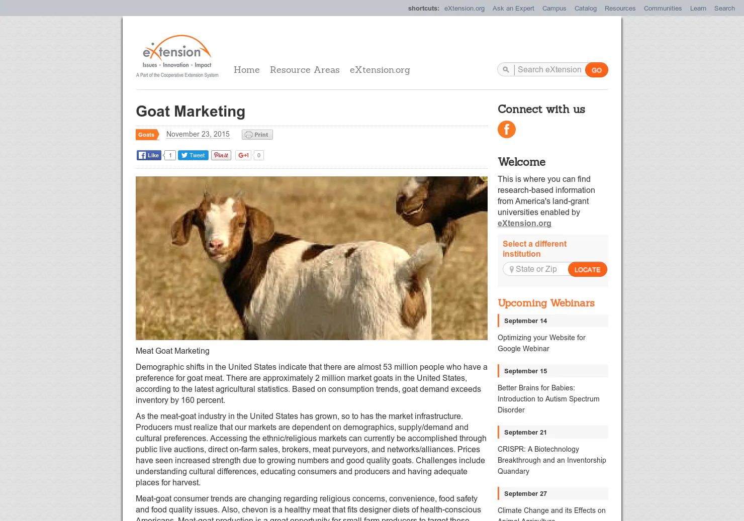 Goat Marketing Course