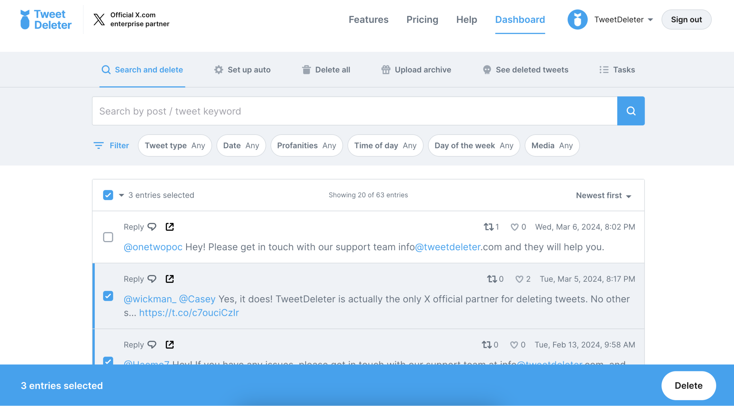 TweetDeleter gallery image