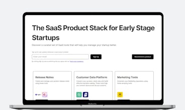 SaaS Product Stack for Startups gallery image