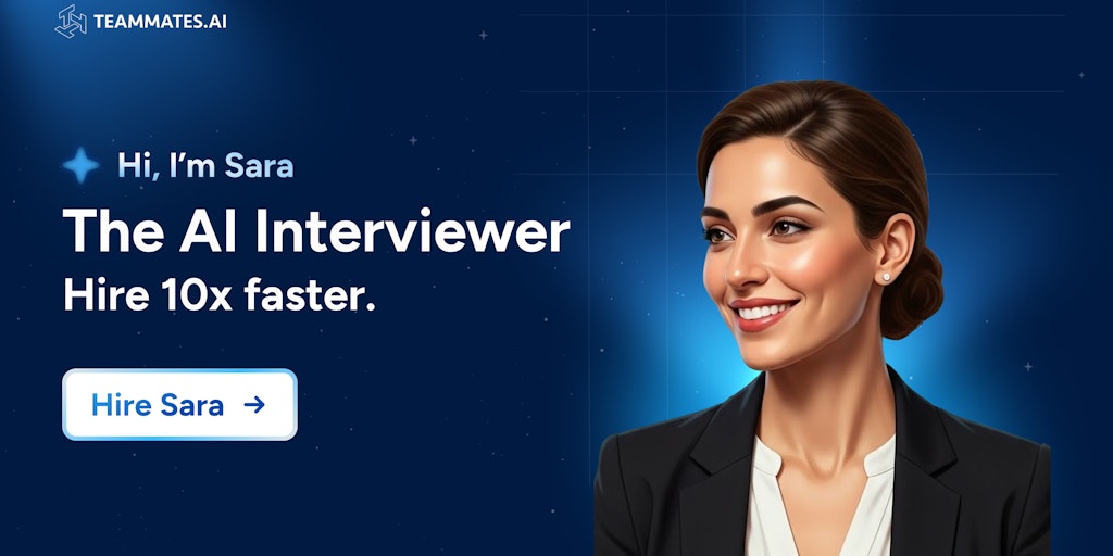 Sara, the AI Interviewer