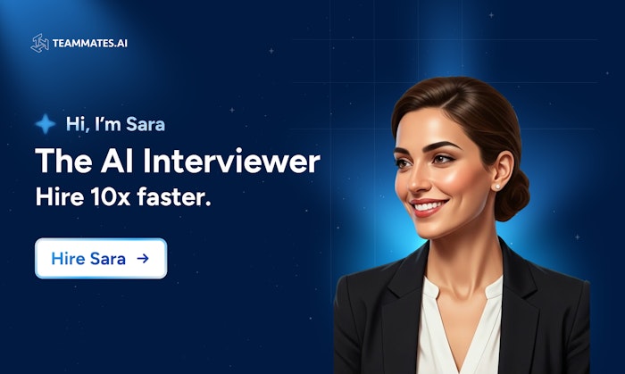 Sara, the AI Interviewer产品图
