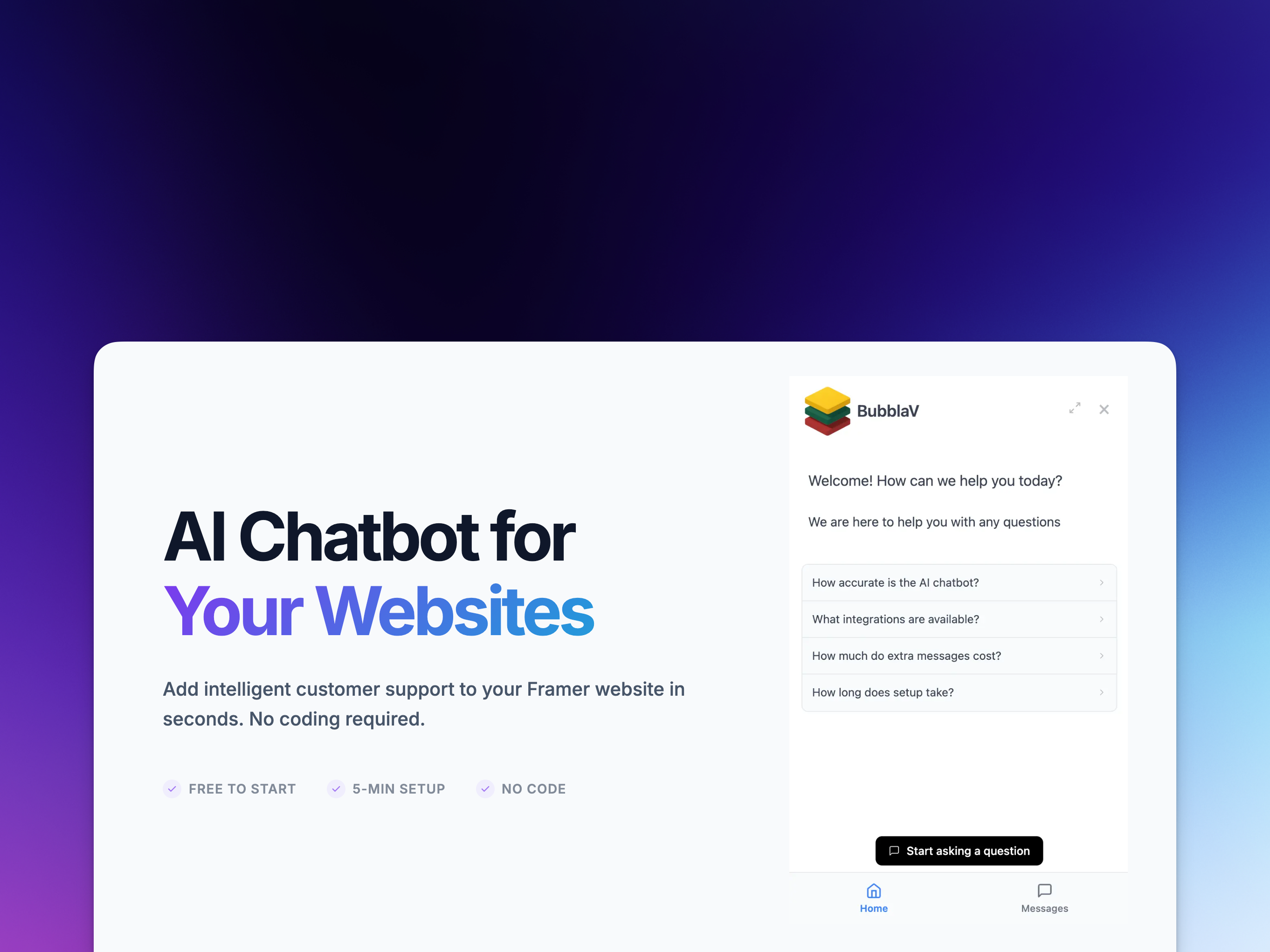 BubblaV AI Chatbot gallery image
