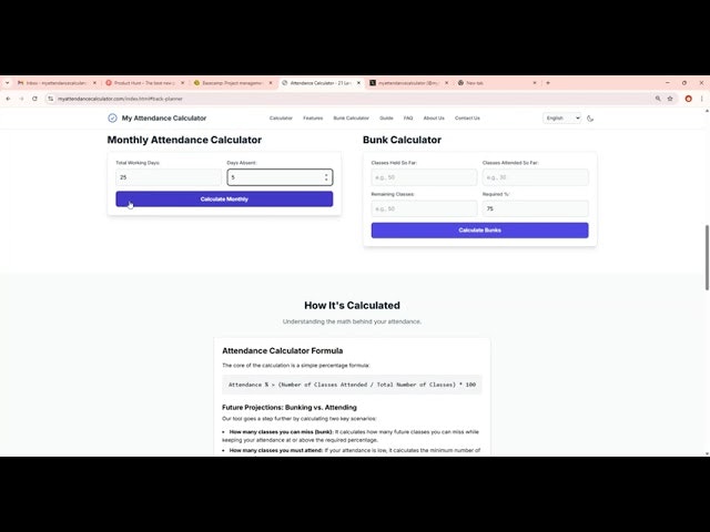 MyAttendanceCalculator gallery image