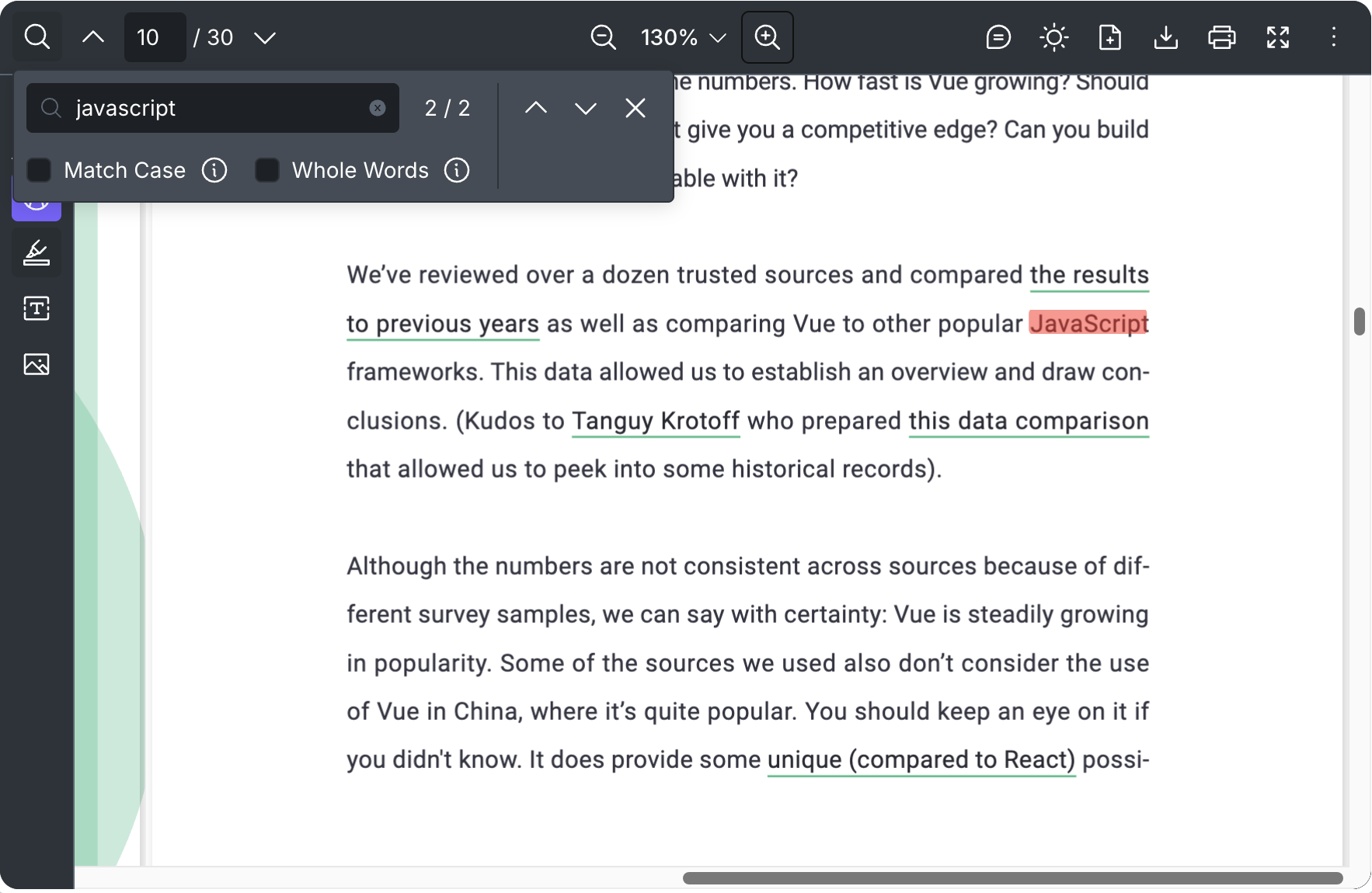 Vue PDF Viewer gallery image