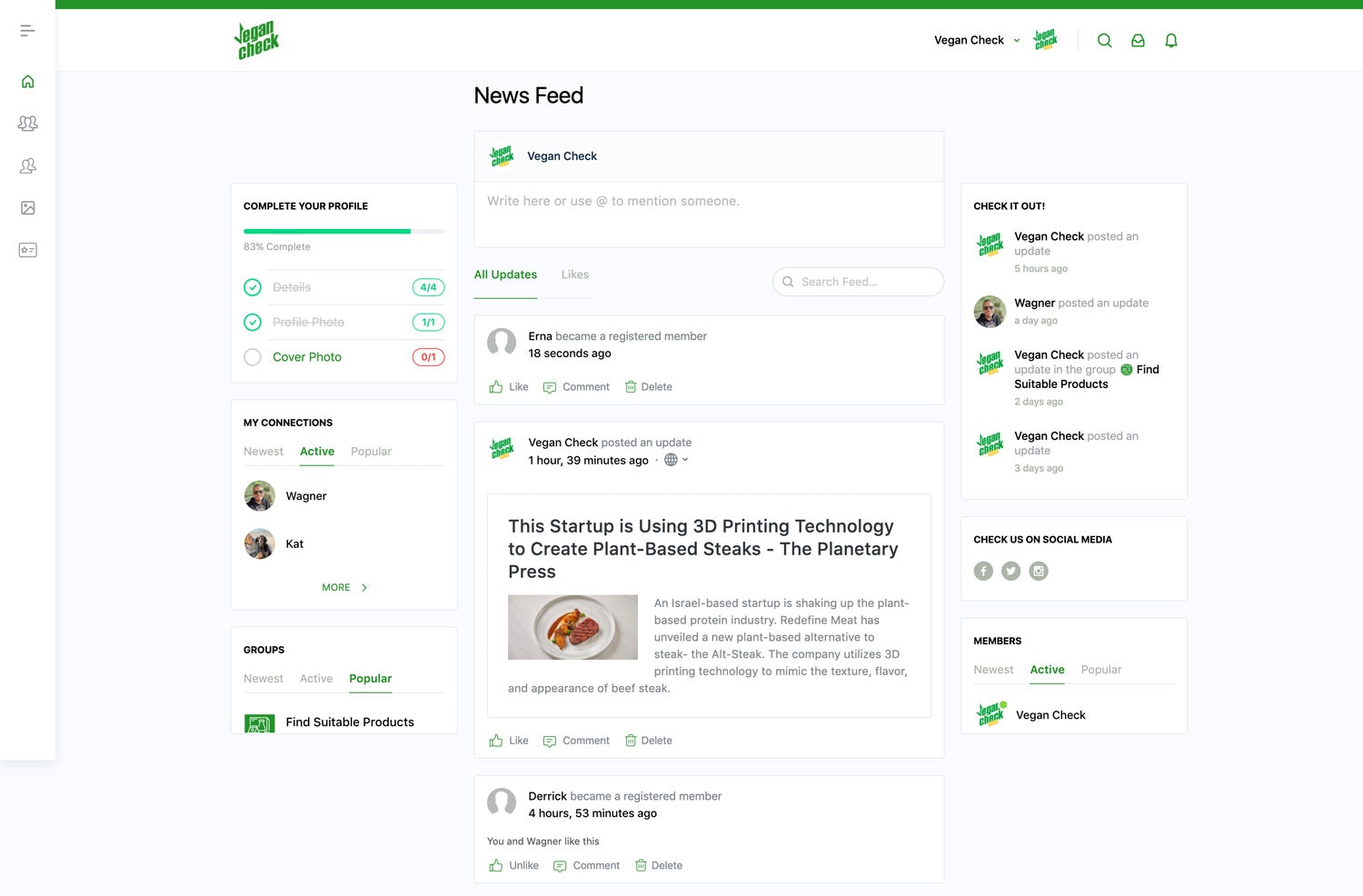 Vegan Check Social gallery image