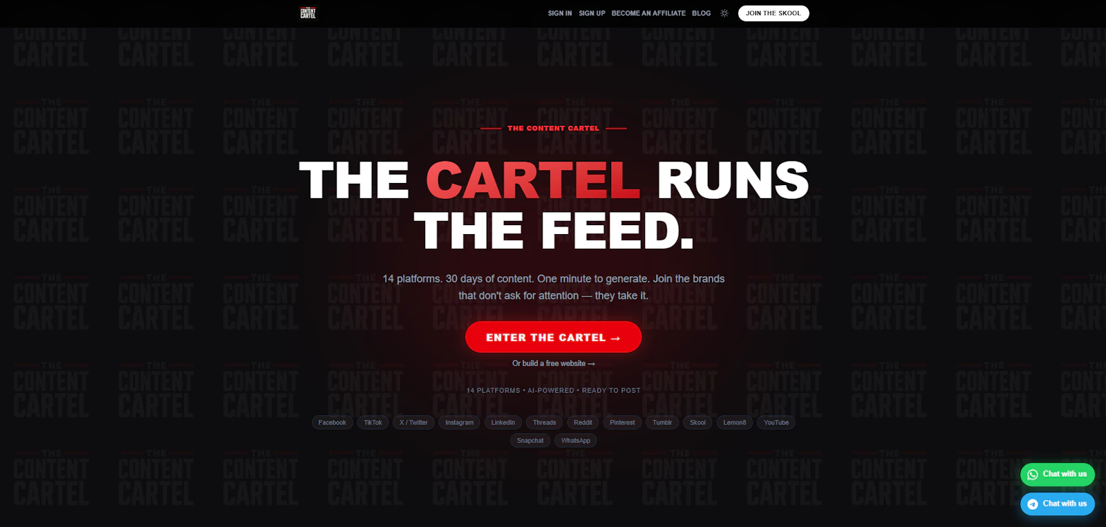 The Content Cartel screenshot 1
