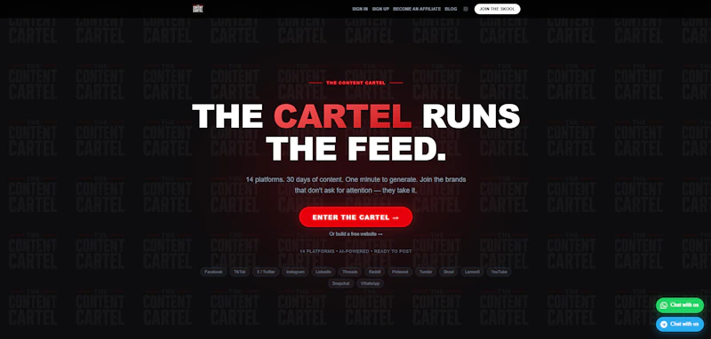 The Content Cartel screenshot 1