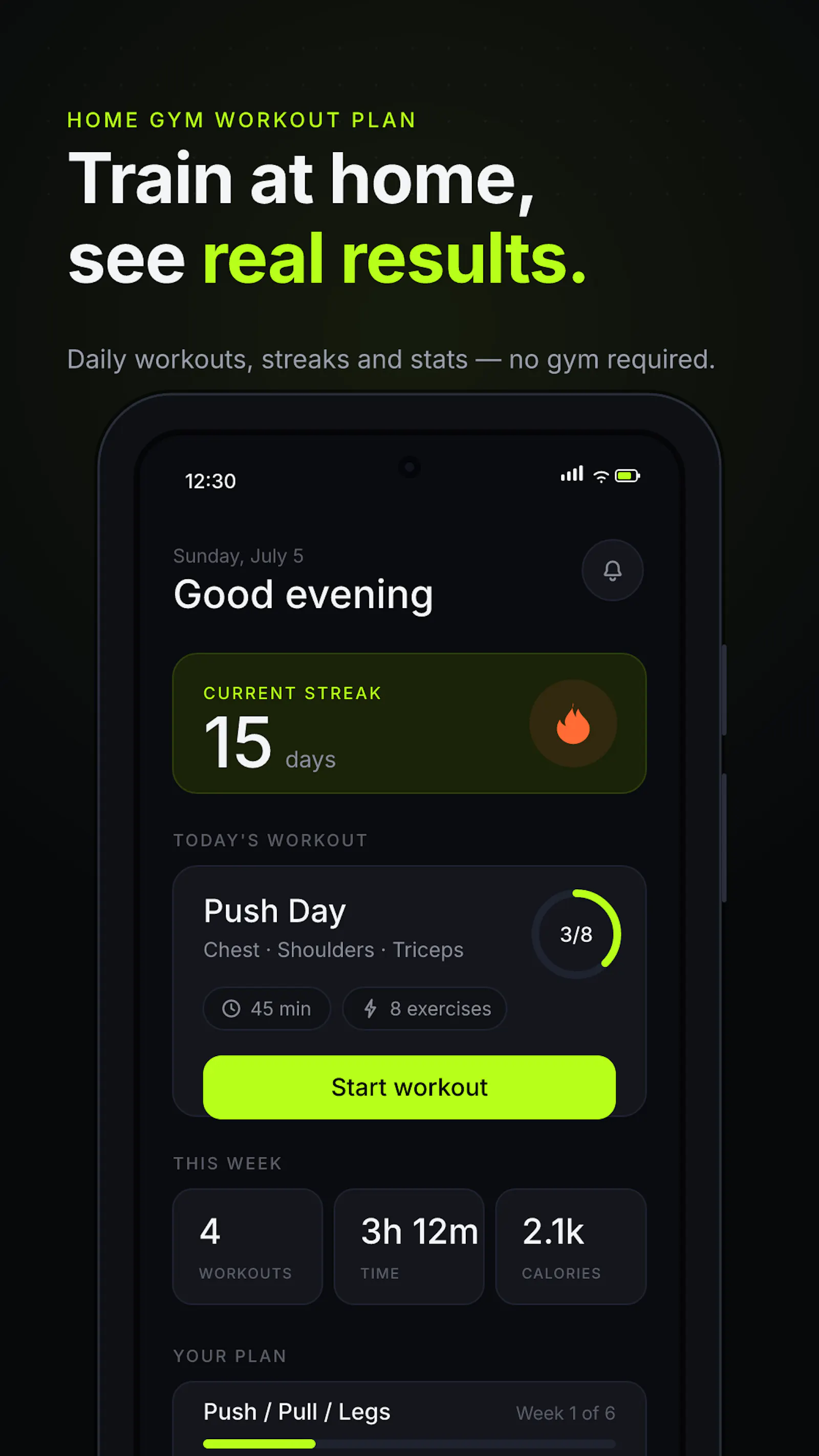 HomeGym: Home Workout Plan screenshot 6