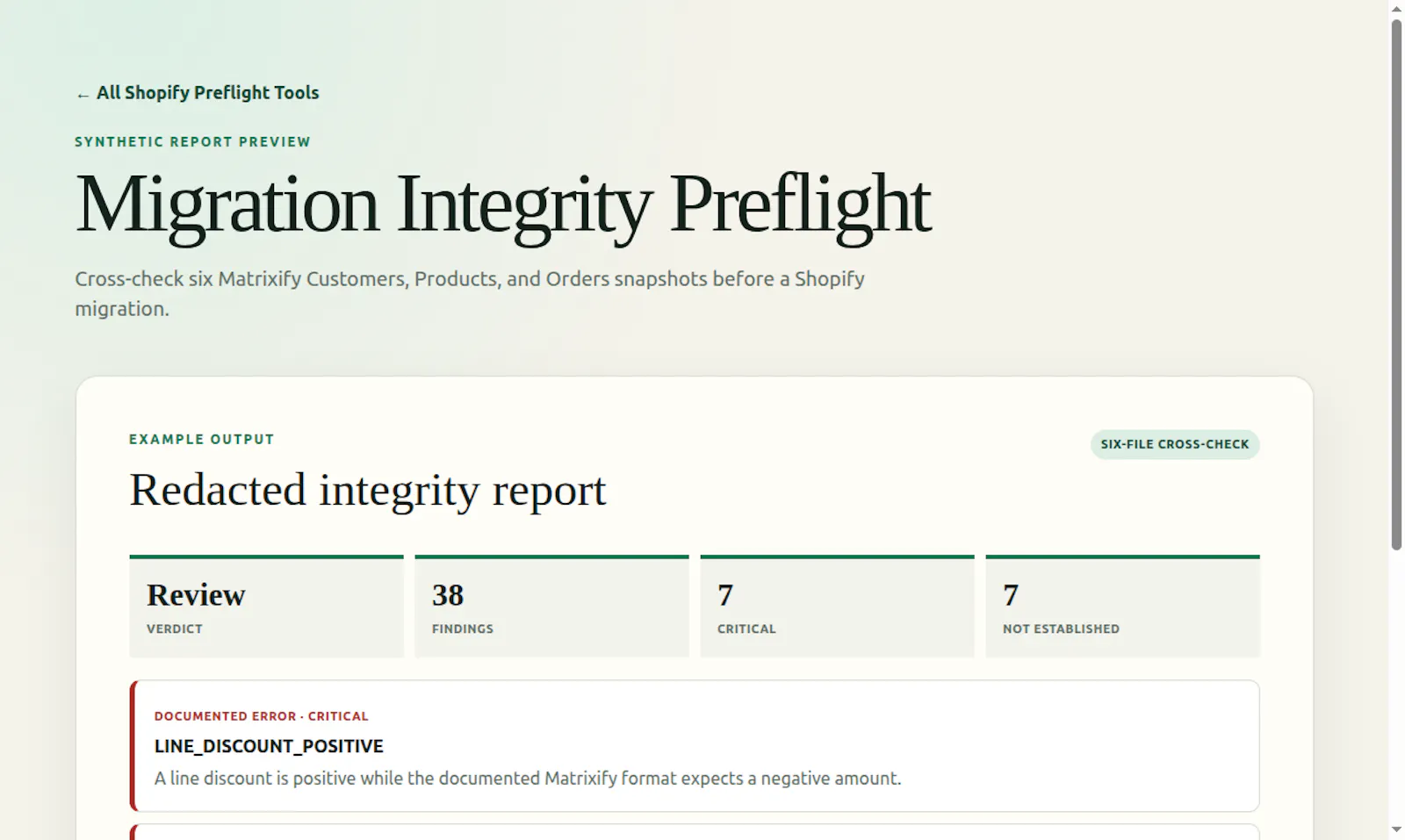 Shopify Preflight Tools screenshot 1