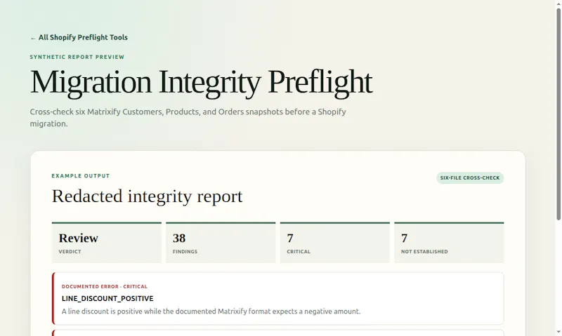 Shopify Preflight Tools screenshot 1