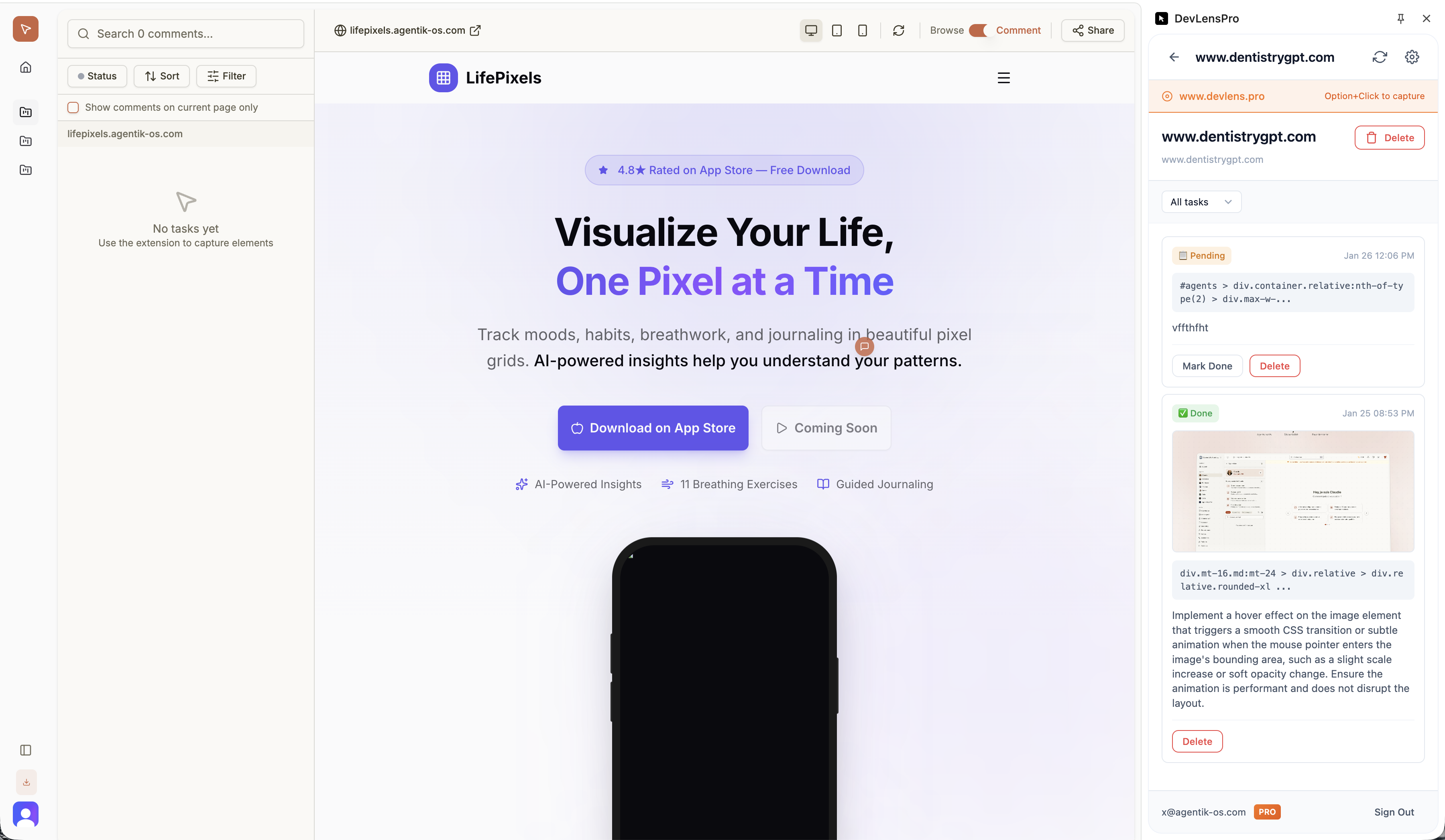 DevLensPro gallery image