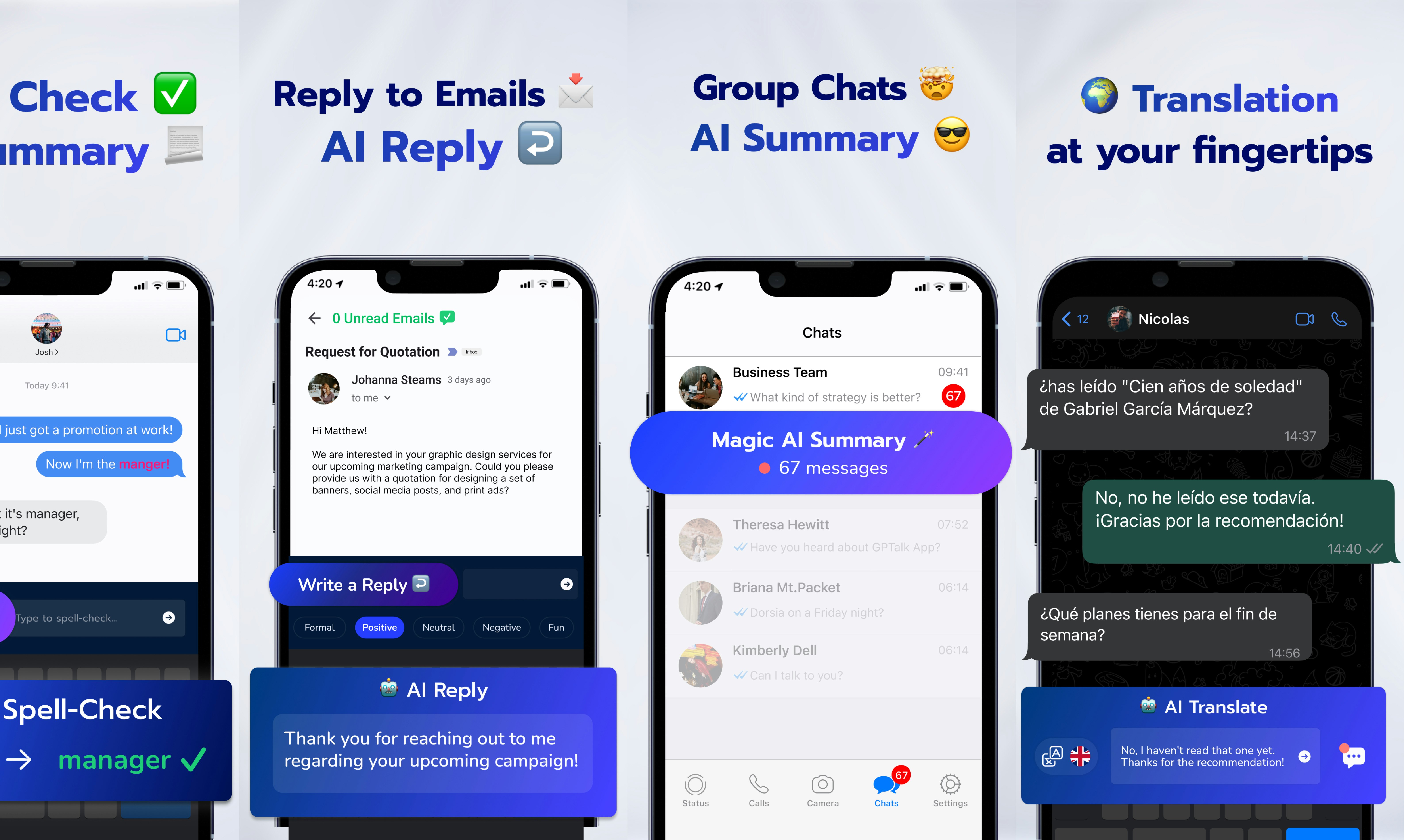 GPTALK: CHATGPT บนคีย์บอร์ด iPhone! - เพียงพิมพ์คีย์บอร์ดของคุณเพื่อใช้ AI! media 3