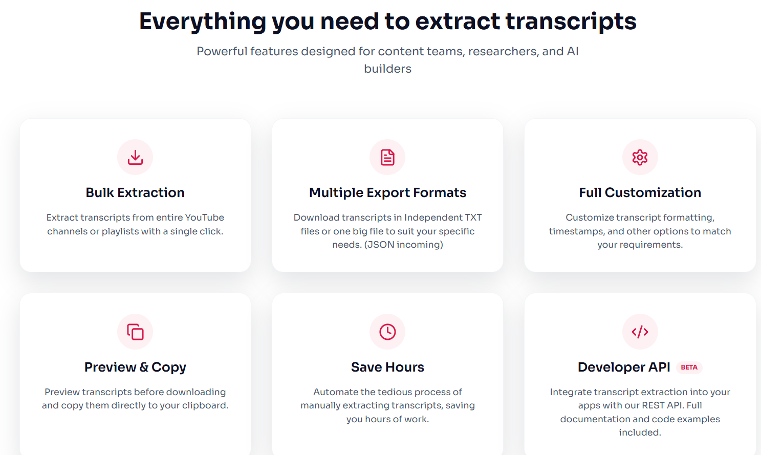 DownloadYoutubeTranscripts gallery image