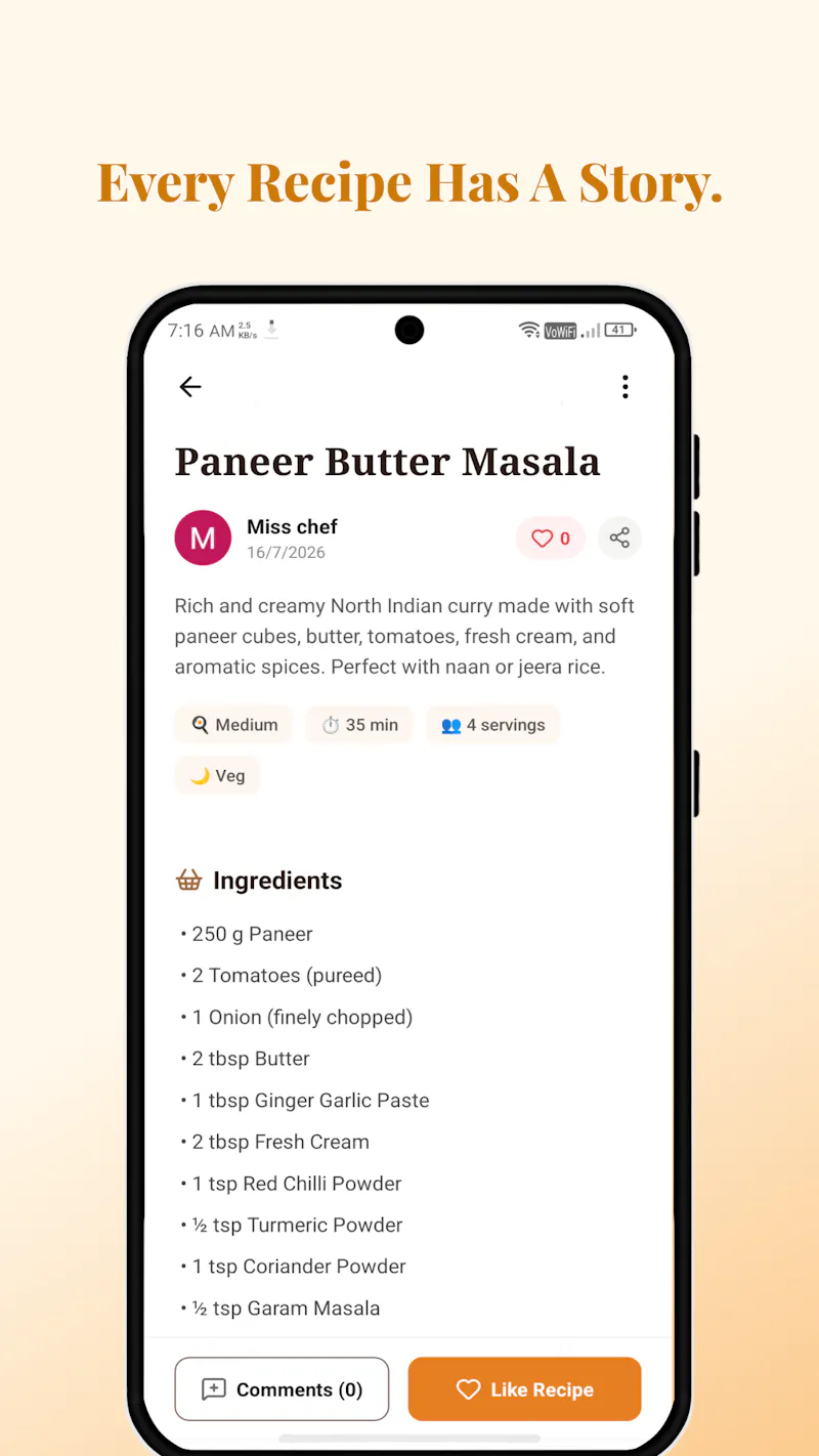 Cook Crafter: Recipe Community screenshot 5