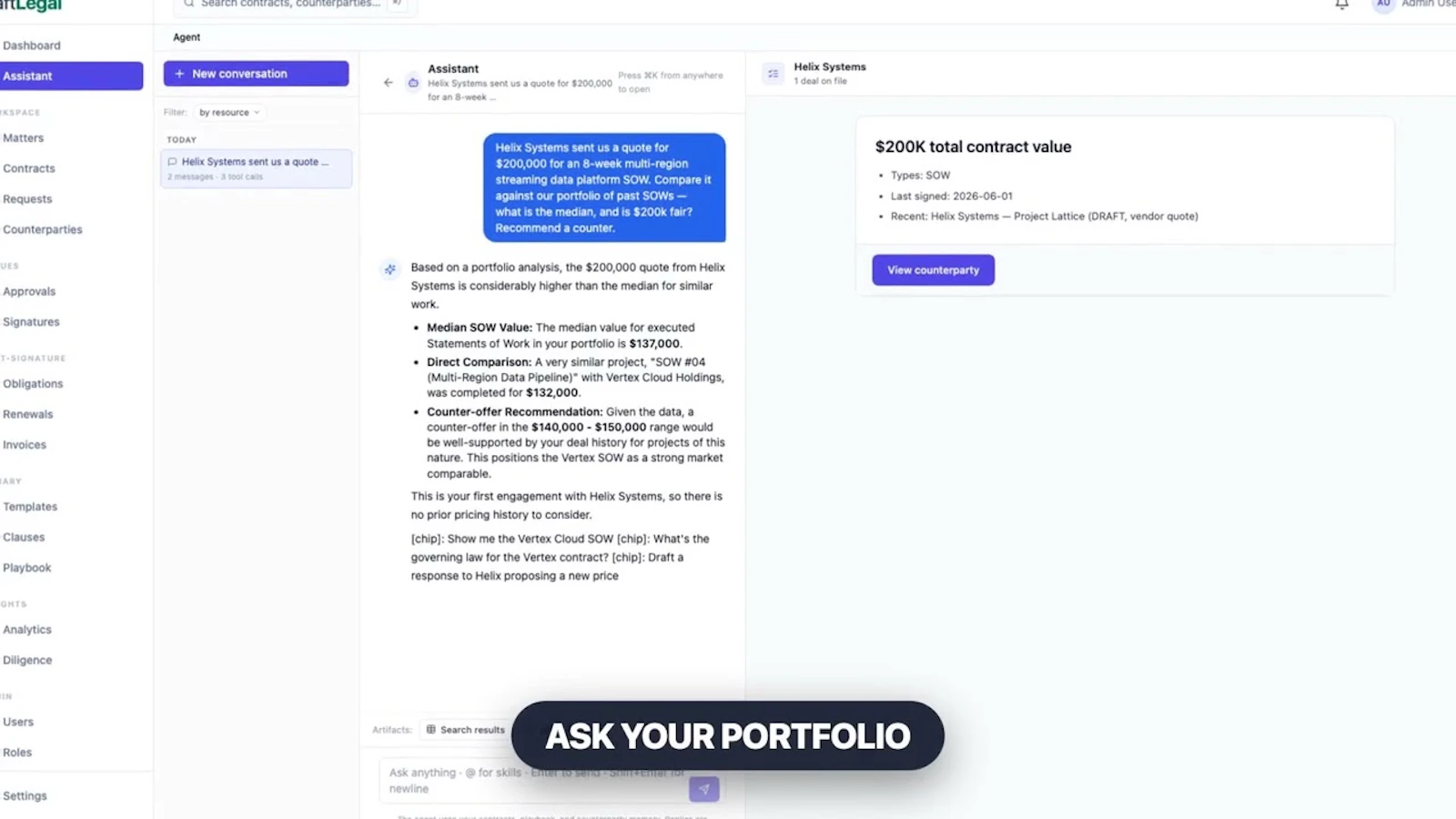 draftLegal screenshot 1 (video preview)