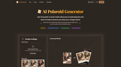 AI Polaroid gallery image
