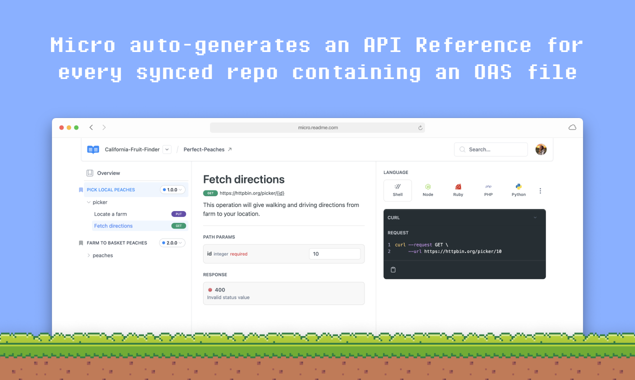 README MICRO - 내부 API 및 마이크로 서비스를 쉽게 문서화하십시오 미디어 4