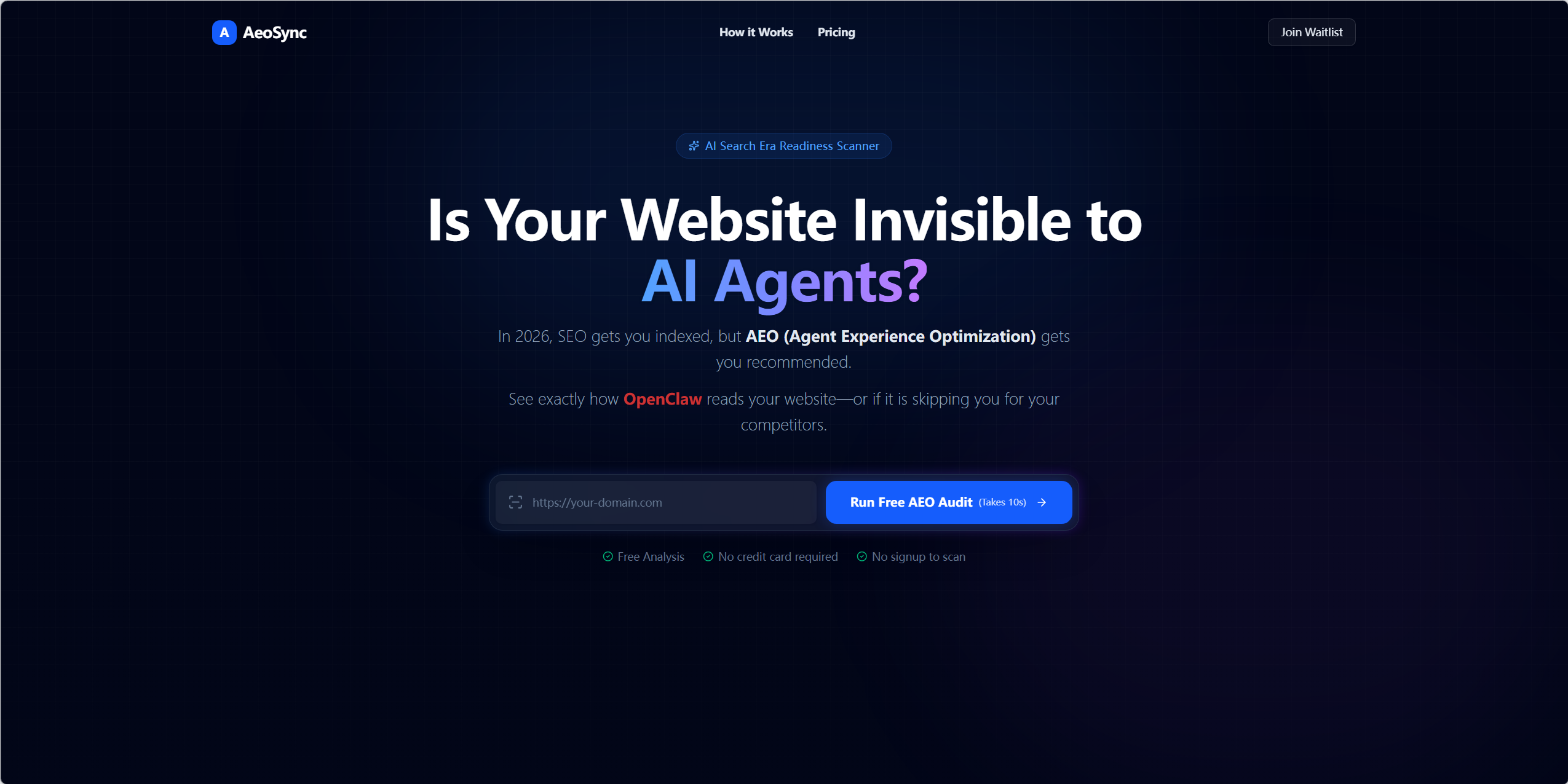 AEO Diagnostic Tool gallery image