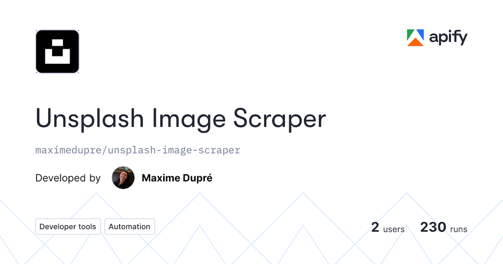 Unsplash Image Scraper screenshot 1