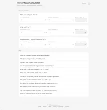PercentSet: A Modern Take on Percentages gallery image
