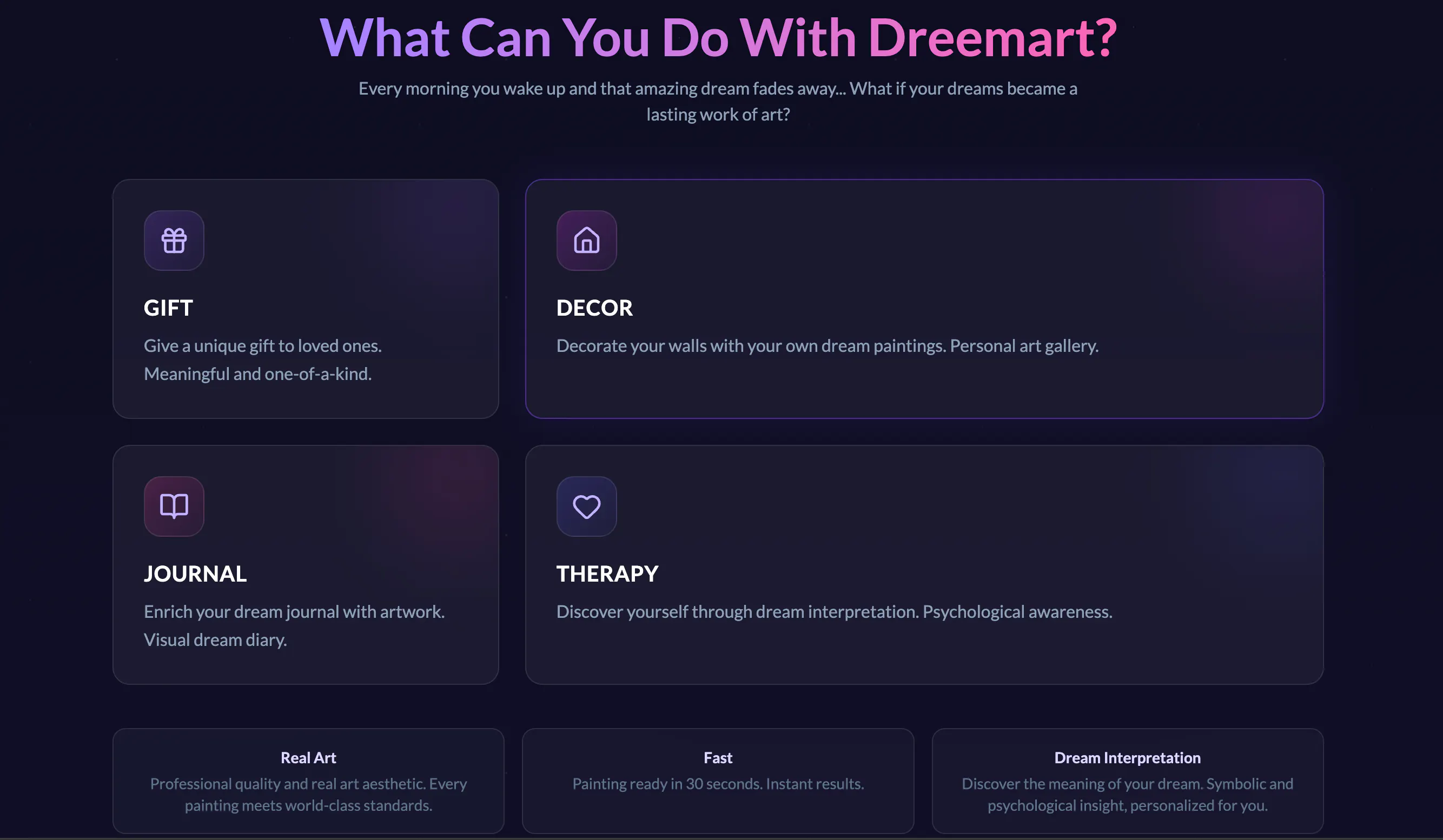 Dreemart AI - Turn Your Dream Into Art gallery image