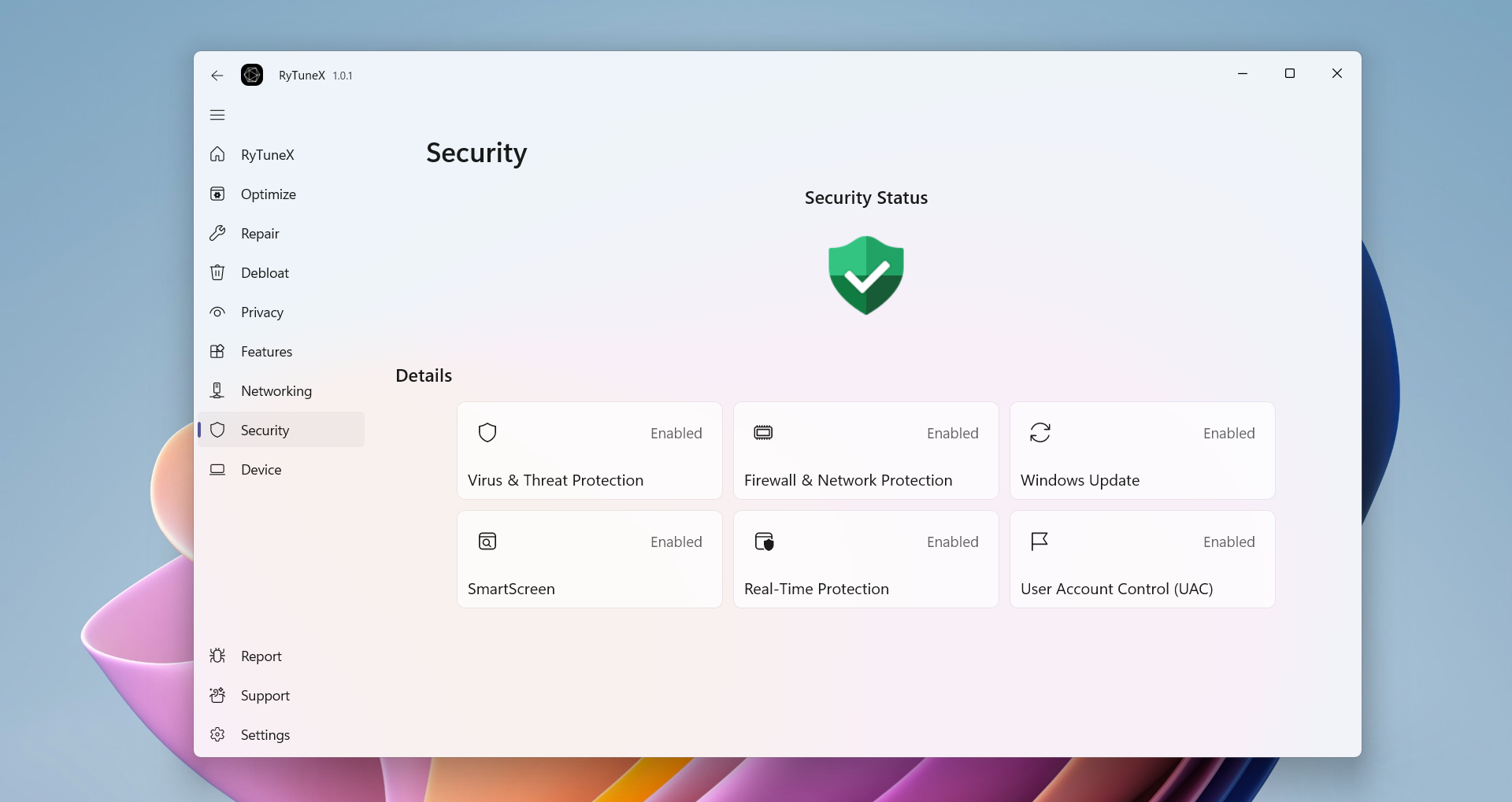 وسائط Rytunex - Windows 10 و 11 Optimizer |تعزيز الأداء والخصوصية 19