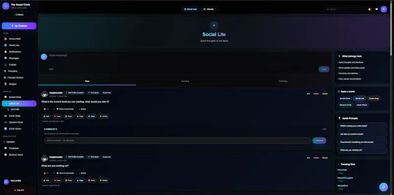 The Social Circle screenshot 1