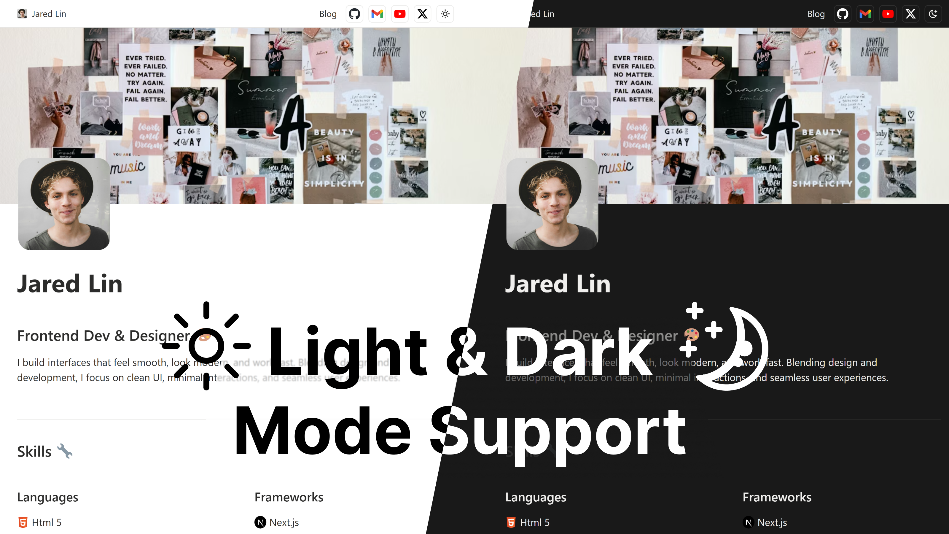 Notion CMS Next.js Portfolio Blog Site gallery image