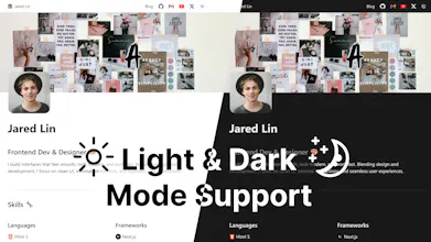 Notion CMS Next.js Portfolio Blog Site gallery image