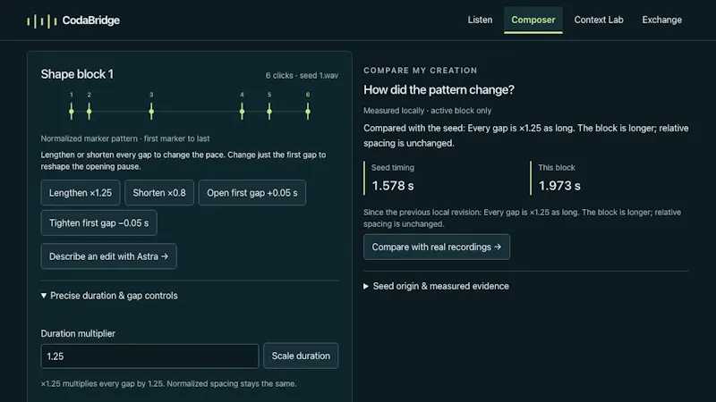 CodaBridge screenshot 1 (video preview)