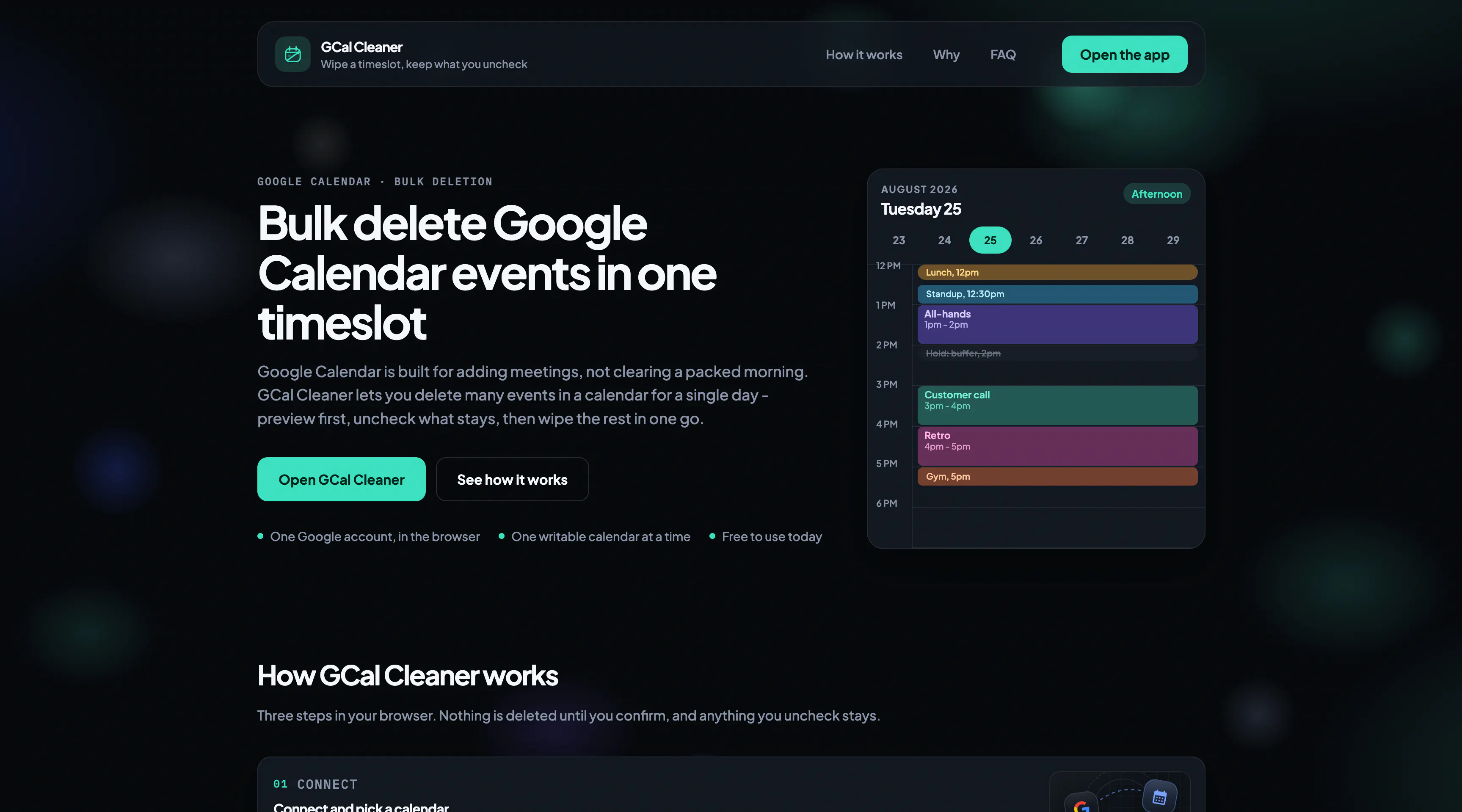 GCal Cleaner gallery image