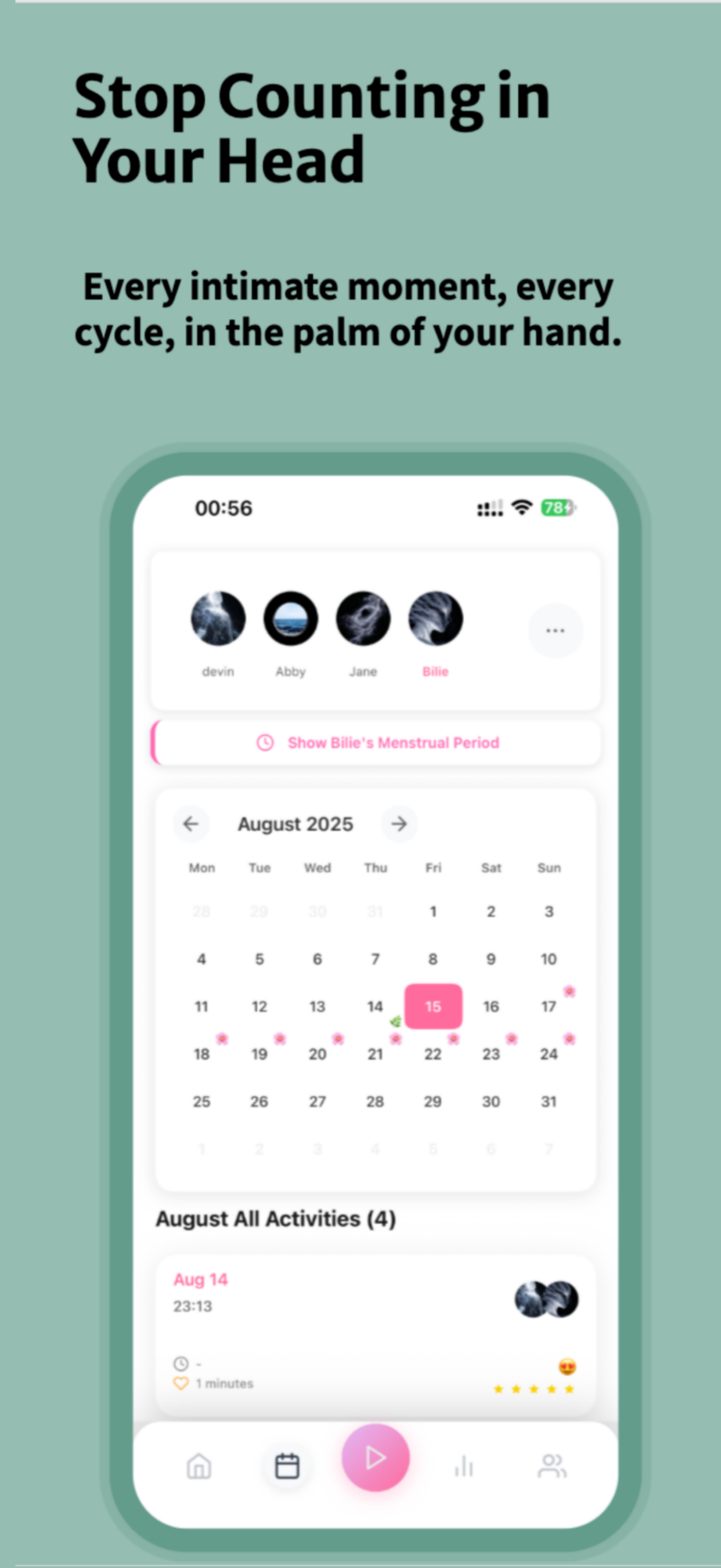 IntiMates - Intimate relationship management app, sex tracker media 3