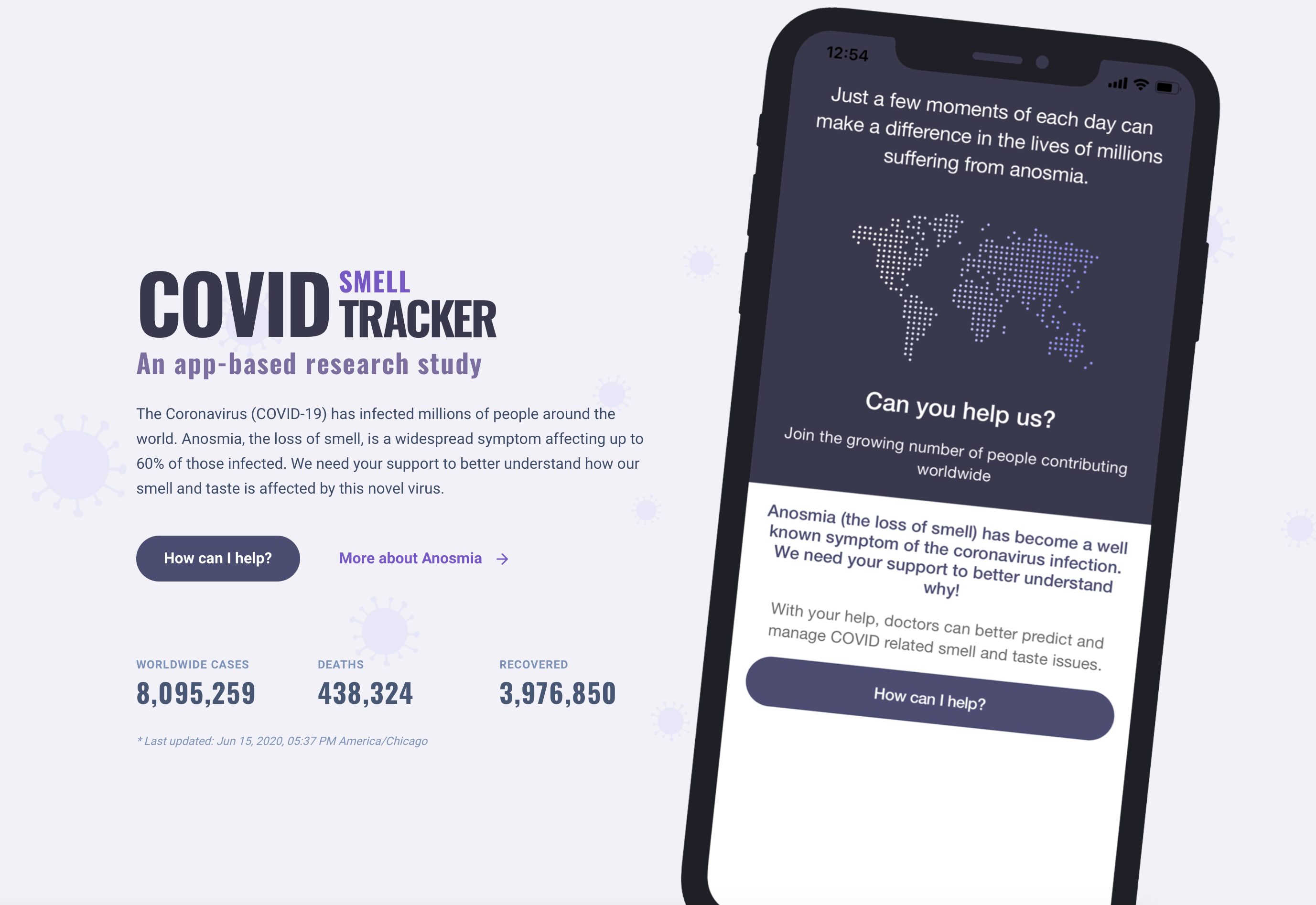 COVID Smell Tracker gallery image
