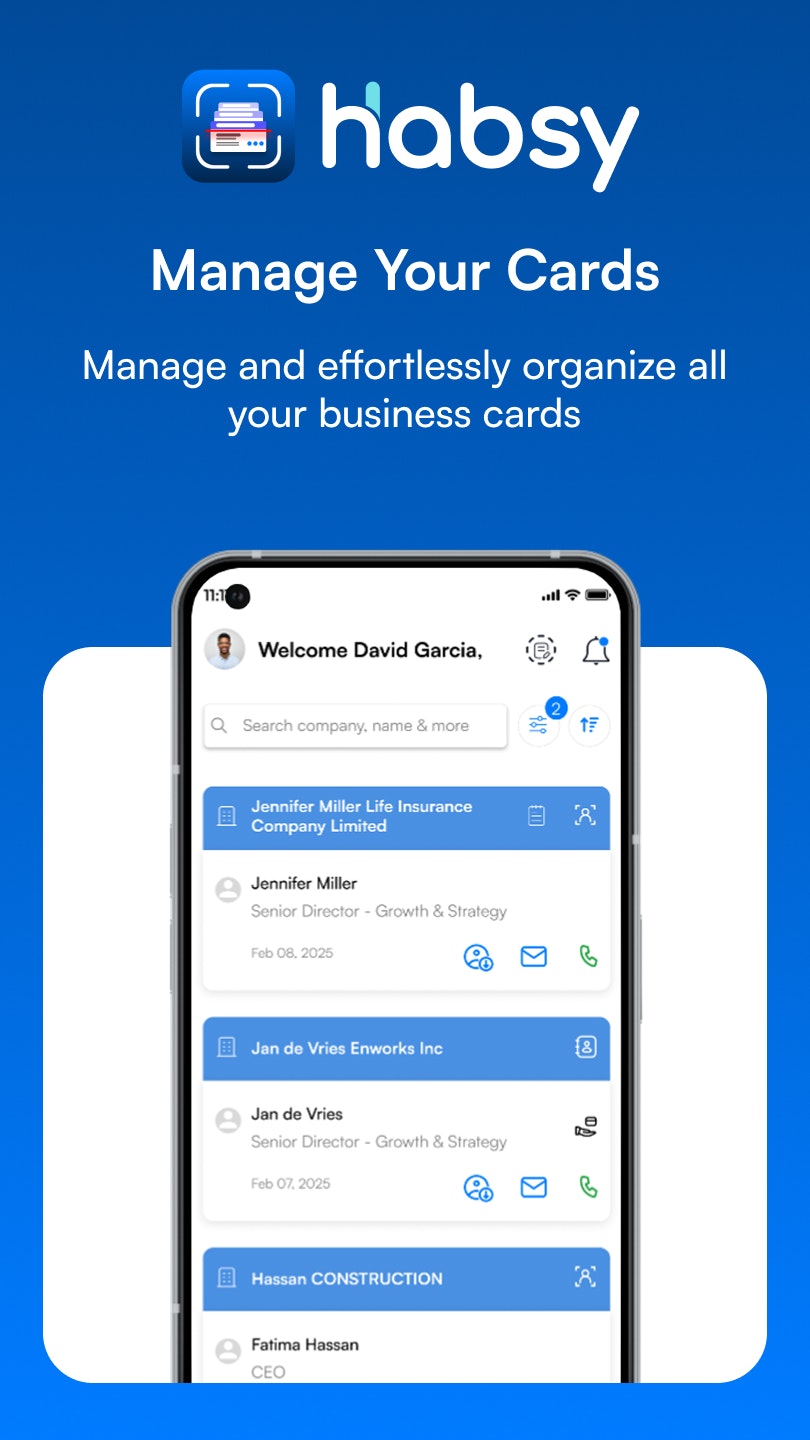 Habsy - Business Card Manager gallery image