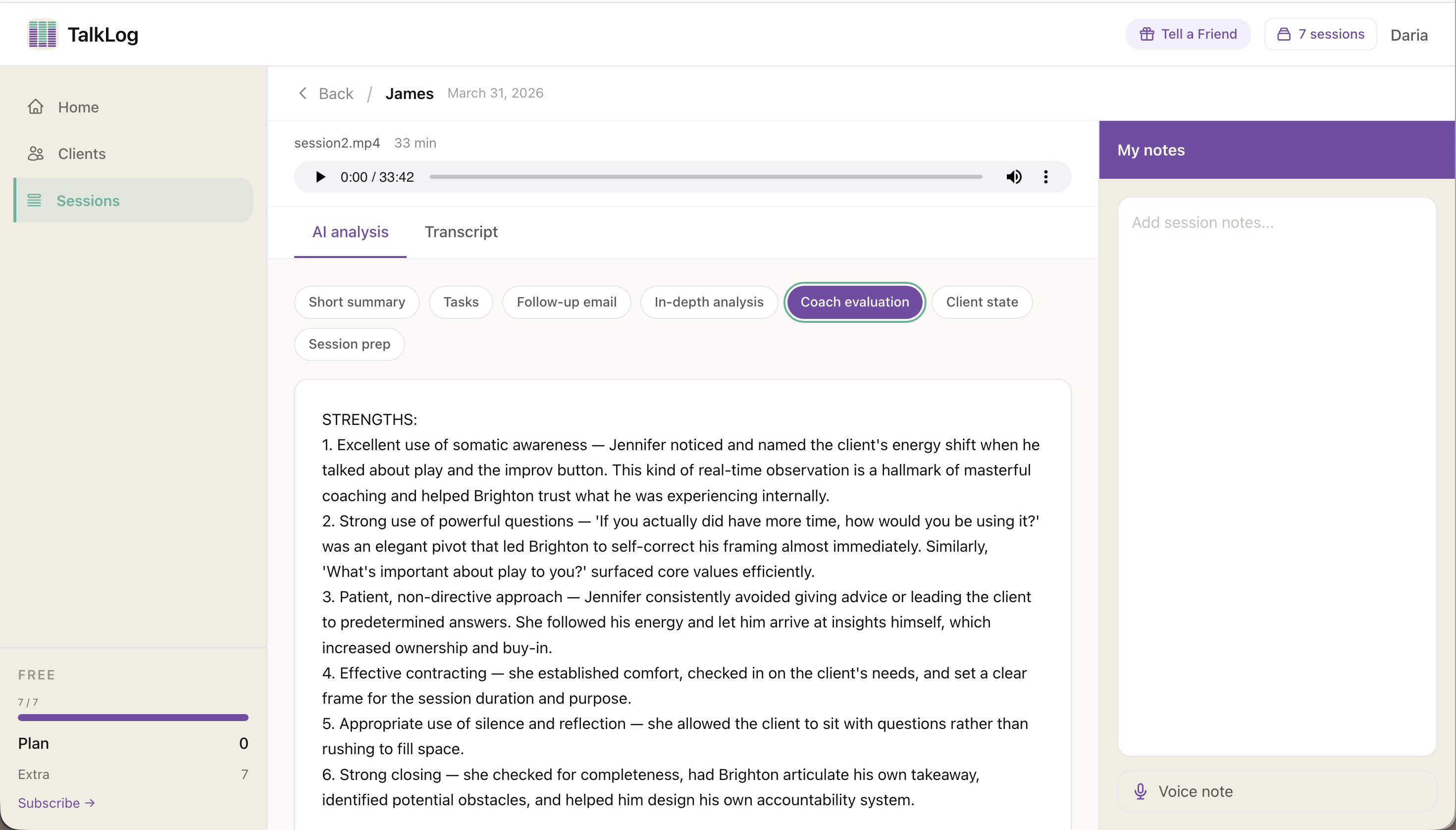TalkLog gallery image