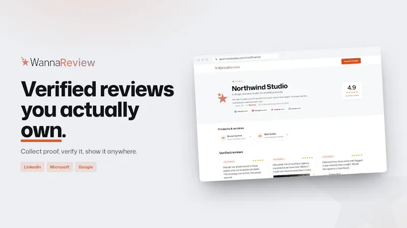 WannaReview screenshot 1 (video preview)