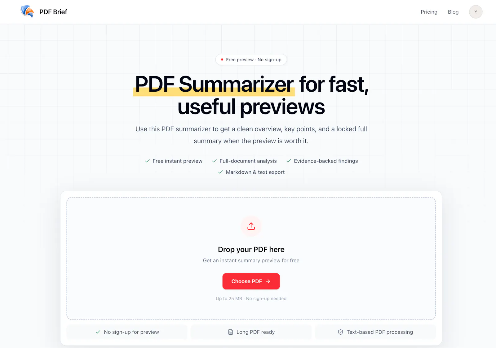 PDF Brief screenshot 2