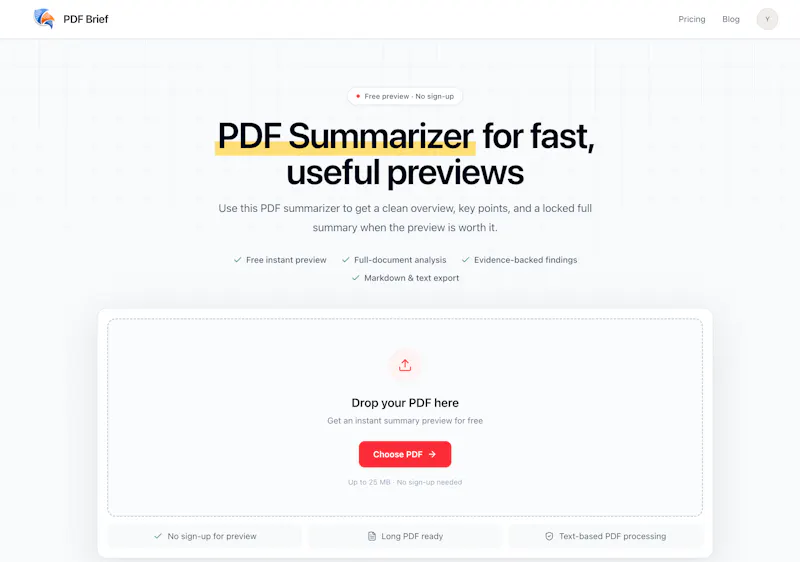 PDF Brief screenshot 2