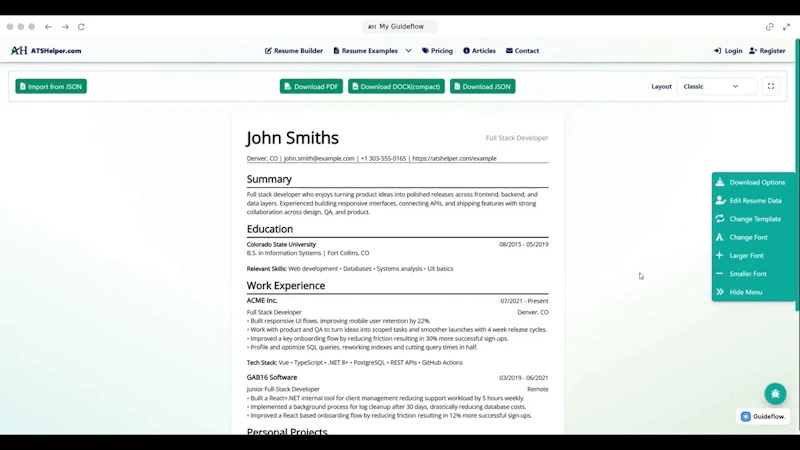 atshelper.com  screenshot 1 (video preview)