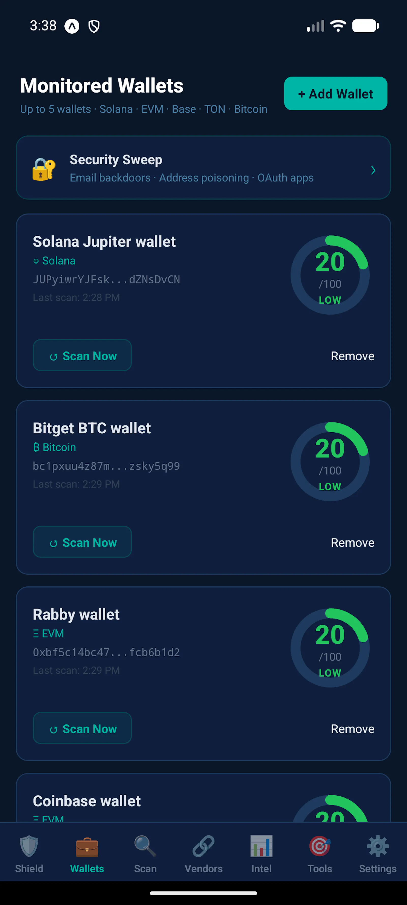 Crypto Shield Mobile screenshot 3