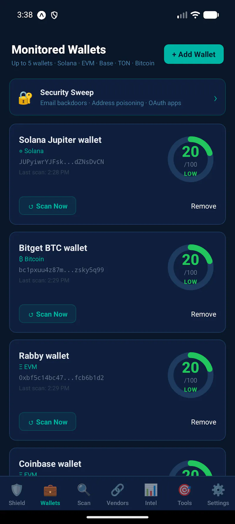 Crypto Shield Mobile screenshot 3
