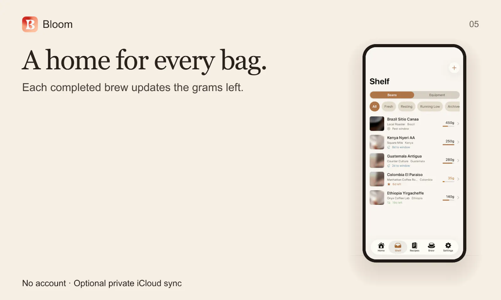 Bloom — Coffee Timer & Journal screenshot 3